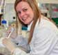 woman working at lab