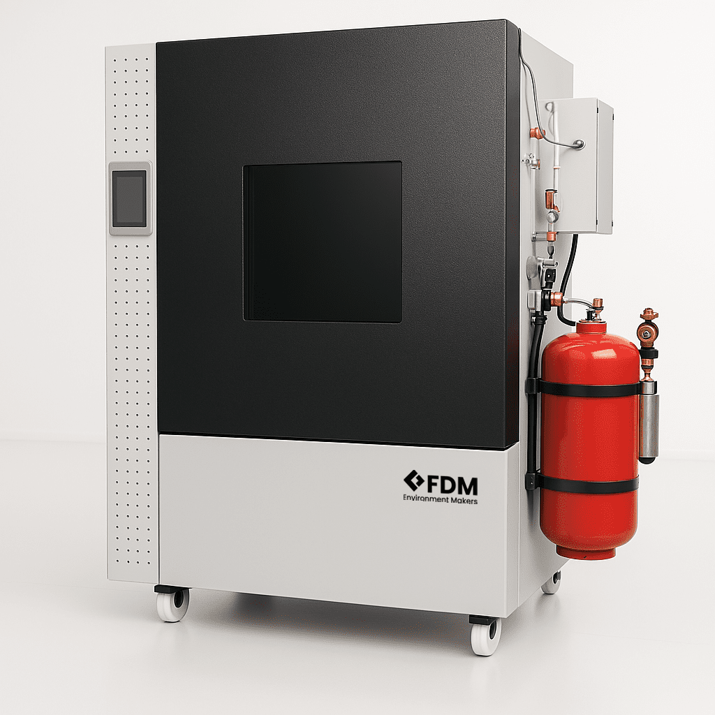 Battery test chamber FDM